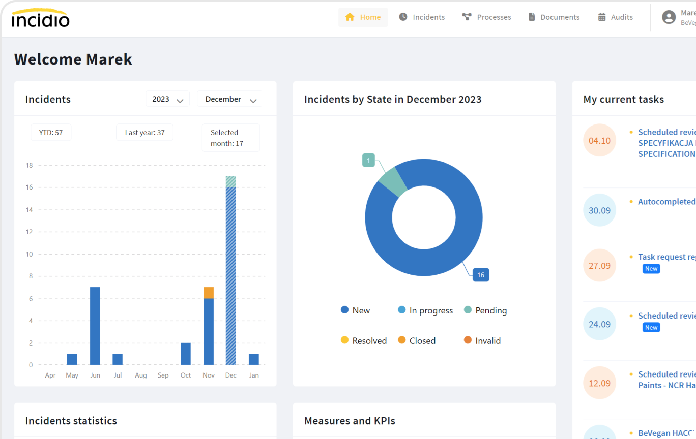 Desktop Web App Portal Screenshot