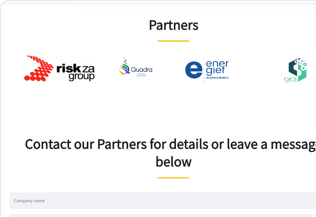 Partner Portal Screenshot